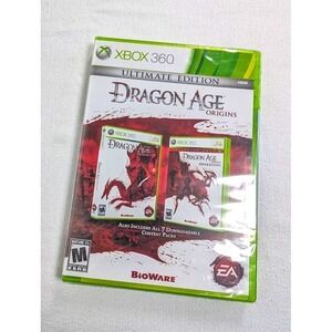 Dragon‎ Age Origins Ultimate Edition Microsoft 360 2010 New Sealed
